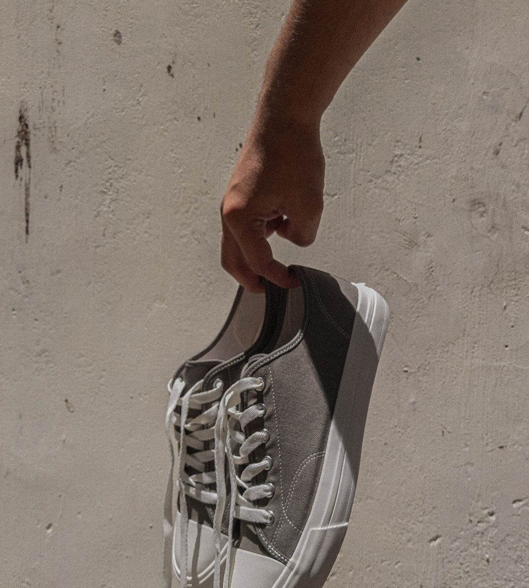 Grey Canvas Low-Top Sneaker - alternate view
