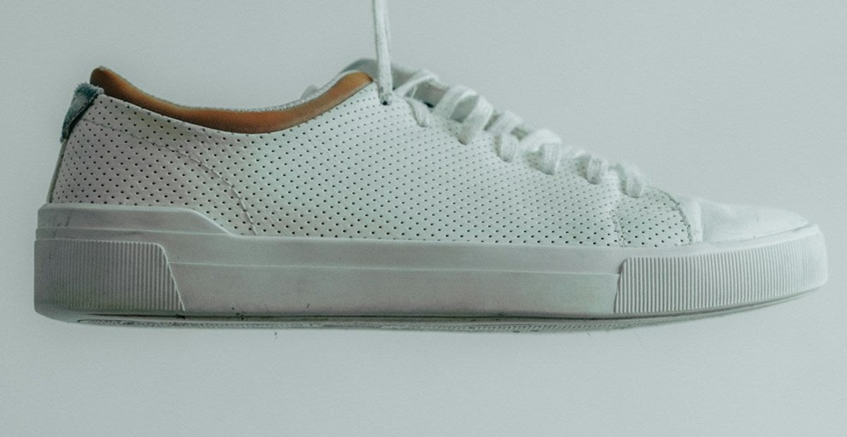 White Perforated Sneaker - alternate view