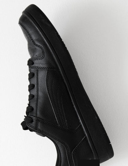 All-Black Minimal Sneaker - detail view
