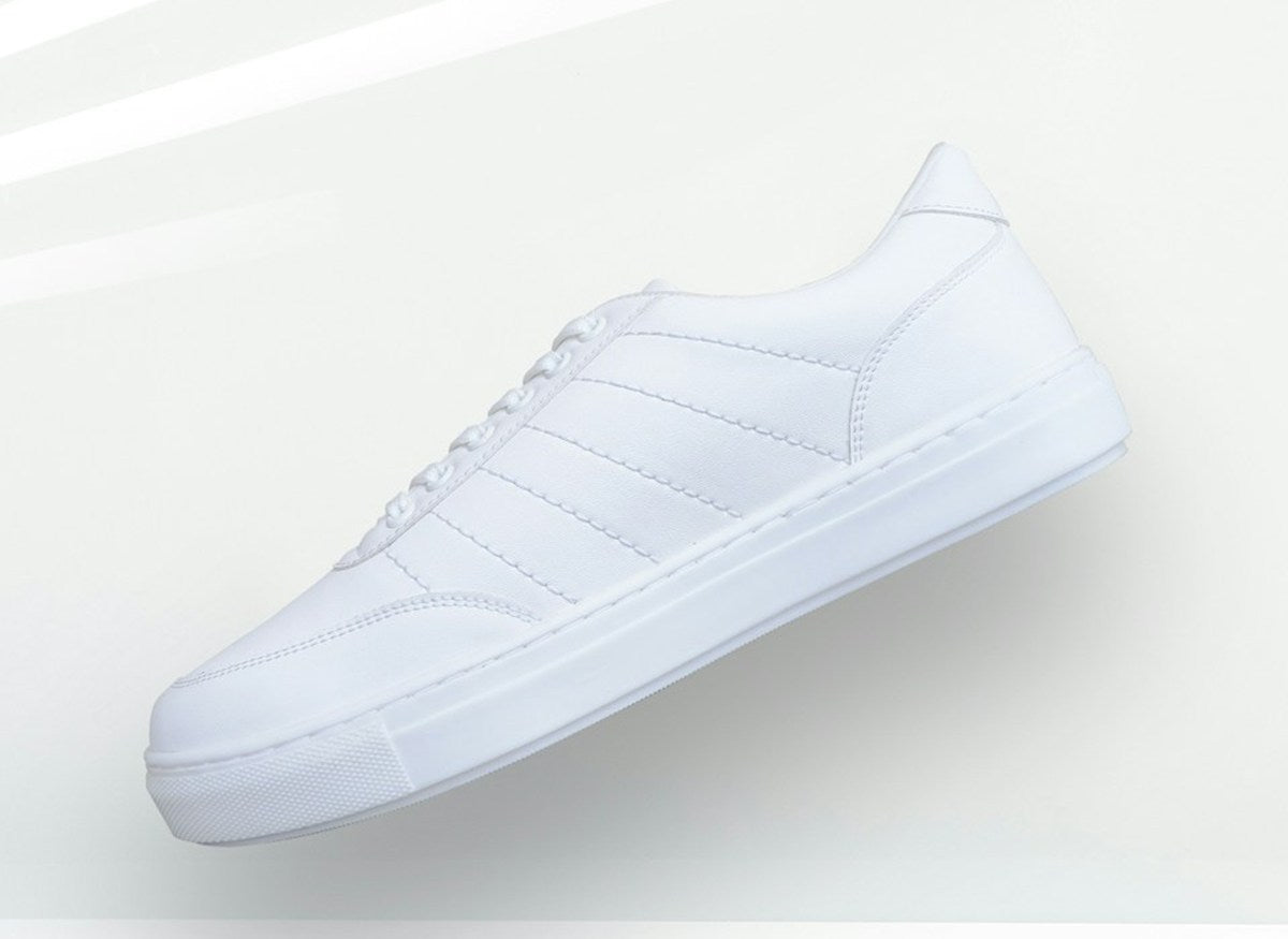 White Minimal Court Sneaker - alternate view